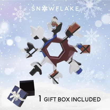 Snowflake - MultiTool 18-in-1 Stainless Steel Portable for Outdoor Adventure❄️