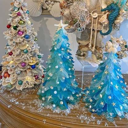 🔥Last Day 70% OFF - 🎄2024 Pinkgentle® Sea Glass Christmas Tree