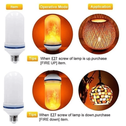 🔥LED Flame Light Bulb With Gravity Sensing Effect & (Buy 5 Free Shipping)