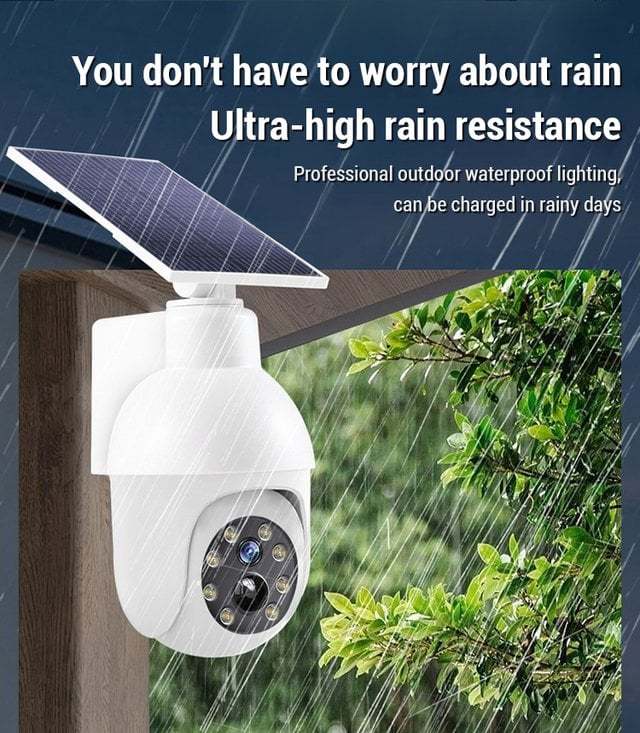 ⏰Last Day Sale 70% OFF - Solar-Powered Simulated Surveillance Camera Street Light