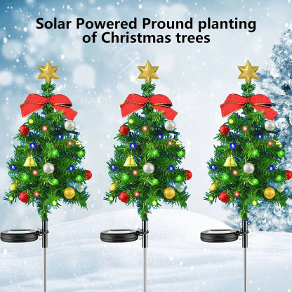 🔥Last Day 75% OFF - 🎄2024 New Sale: Solar Powered Christmas Tree