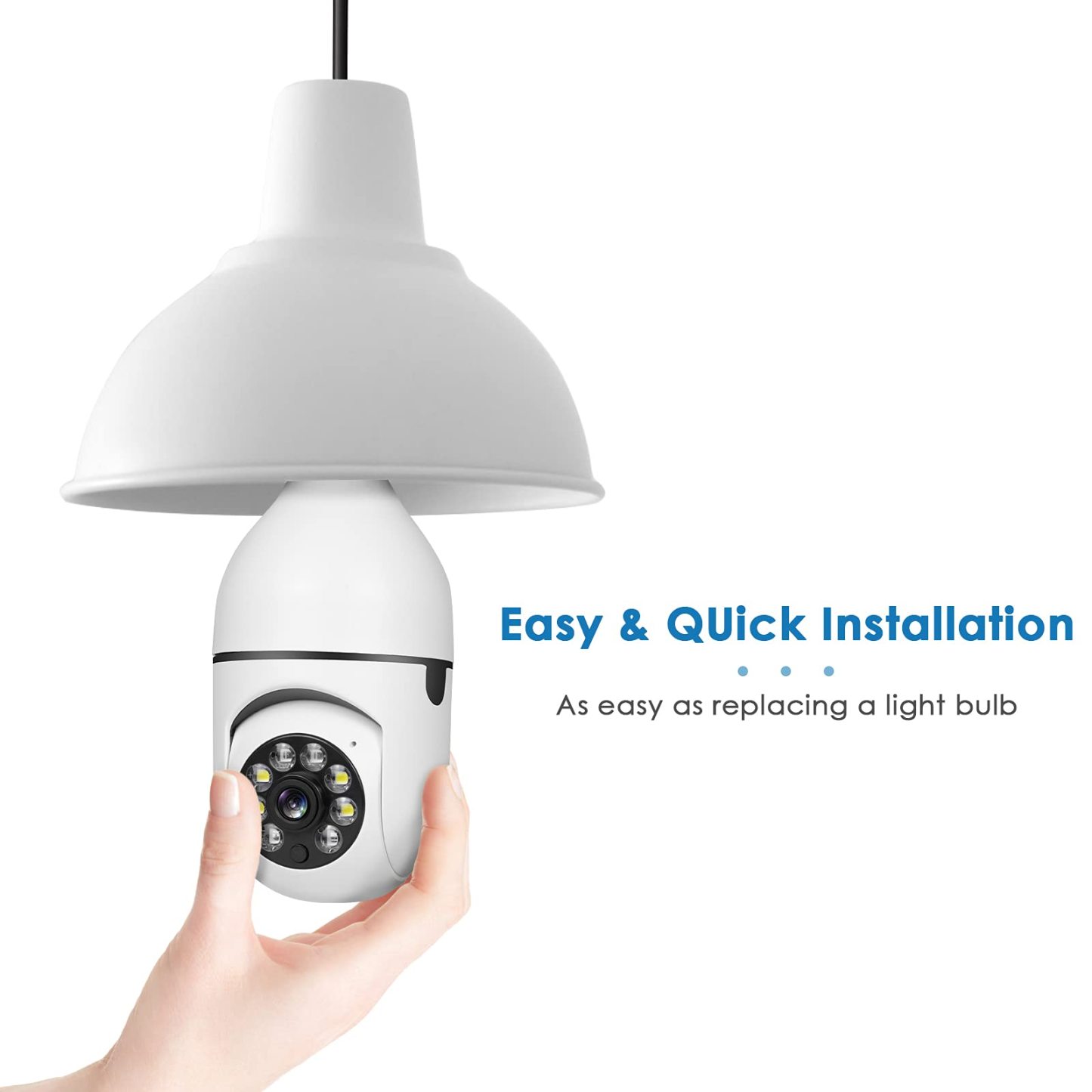 50%OFF-Wireless Wifi Light Bulb Camera Security Camera