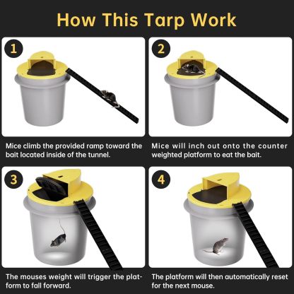 (🎁Black Friday Pre Sale-30% OFF) Bucket Lid Mouse Trap