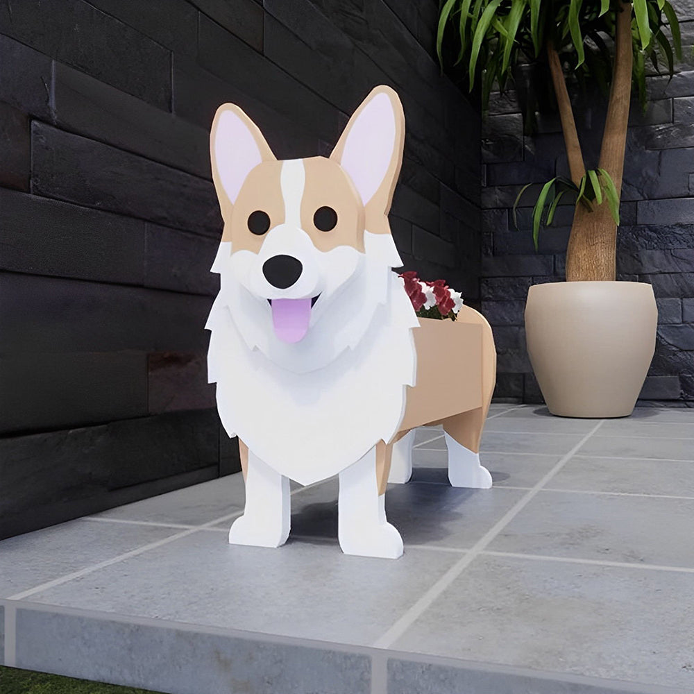 Corgi Planter