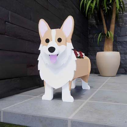 Corgi Planter
