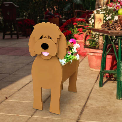 Golden Doodle Planter