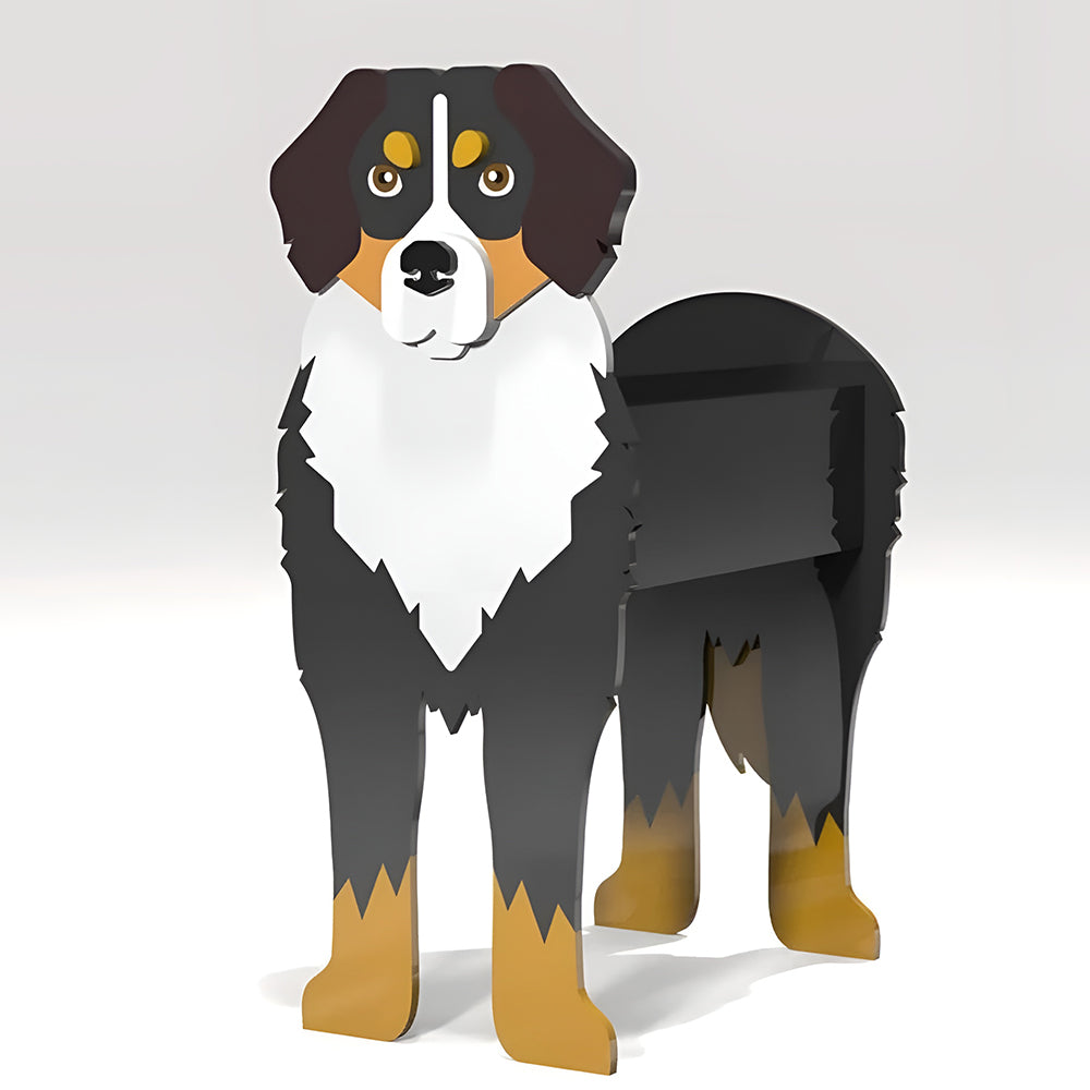 Bernese Mountain Dog Planter