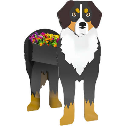 Bernese Mountain Dog Planter