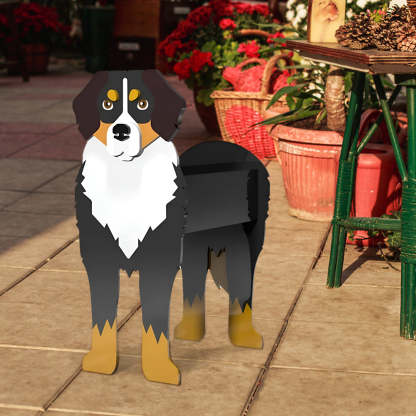 Bernese Mountain Dog Planter