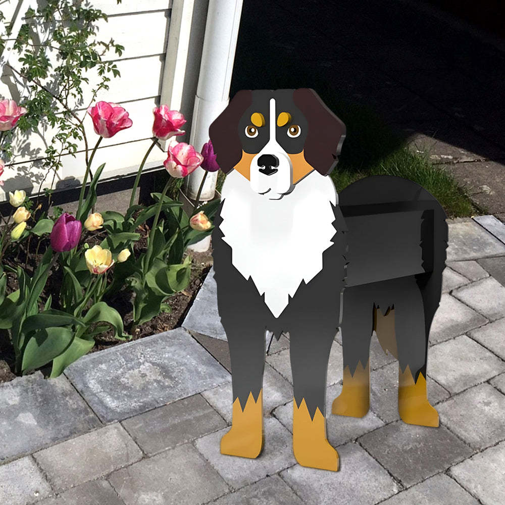 Bernese Mountain Dog Planter