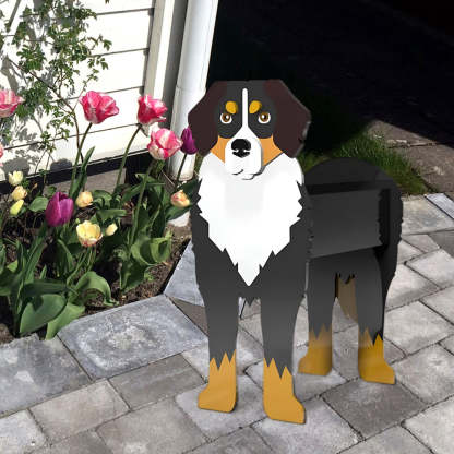 Bernese Mountain Dog Planter