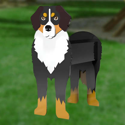 Bernese Mountain Dog Planter
