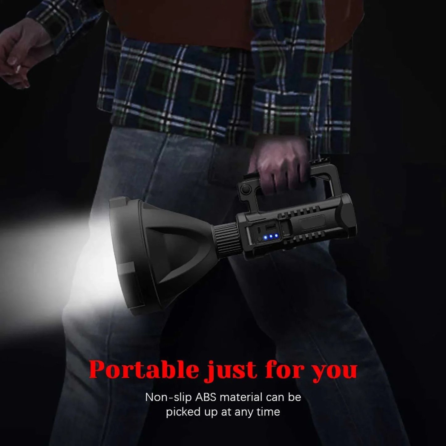 (🔥HOT SALE NOW 49% OFF) - Rechargeable Handheld Spotlight Flashlight