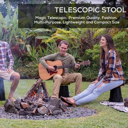 2025 Upgraded Heavy-Duty Collapsible Portable Stool
