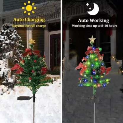 🔥Last Day 70%OFF-🎄Solar Christmas Trees Lights Outdoor Decoration Waterproof