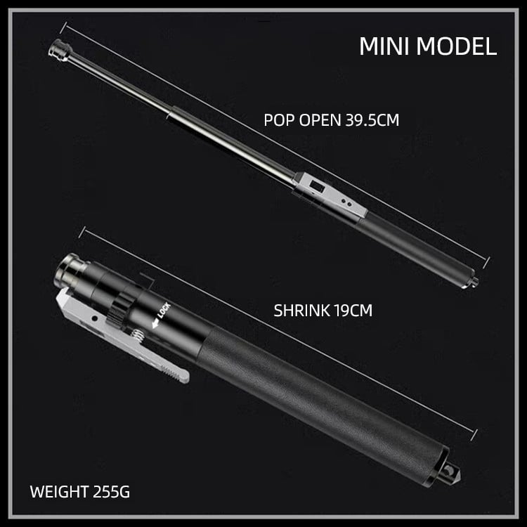 🔥🔥2025 Hot Sale Enhanced Automatic Retractable Self-Defense Multifunctional Hiking Stick