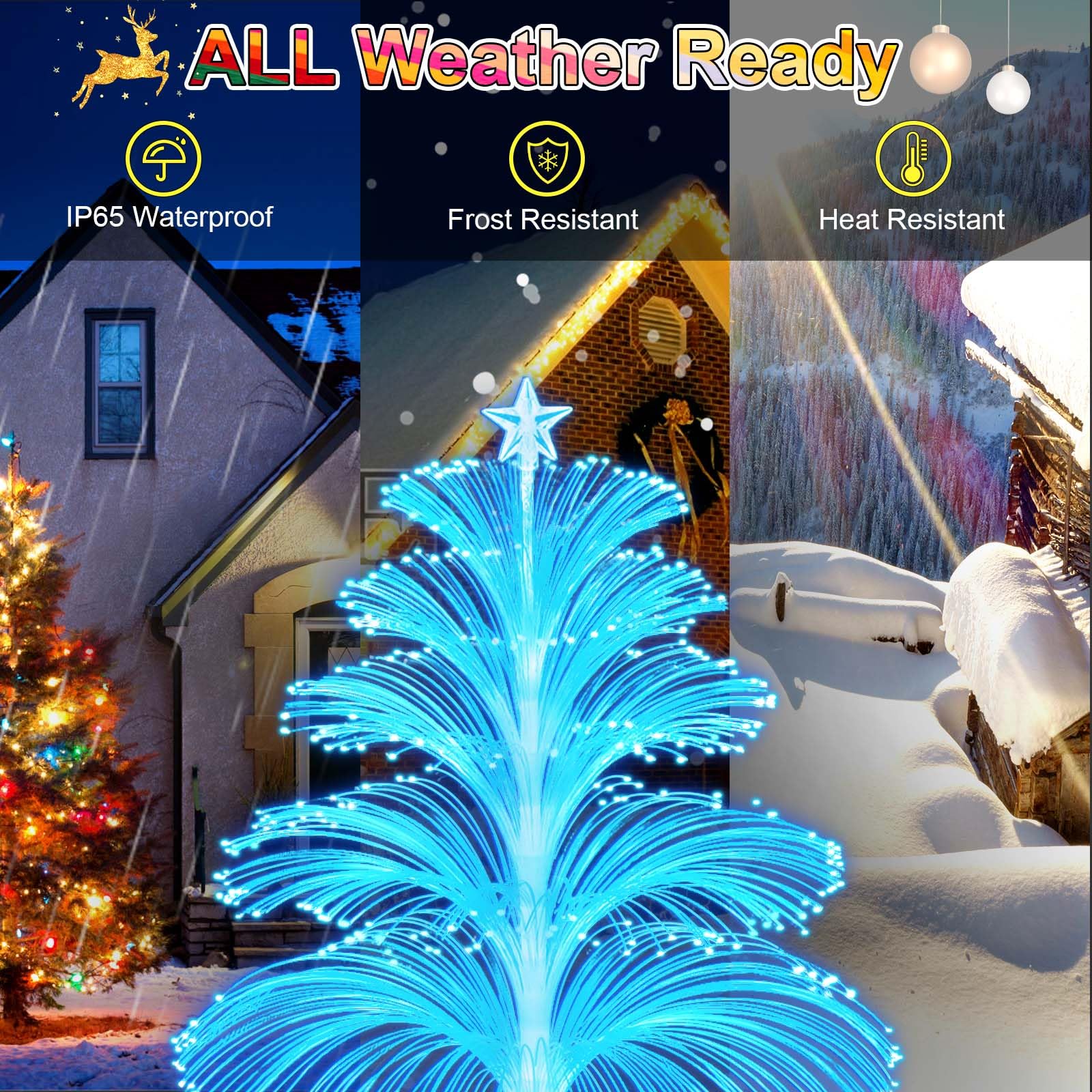 🎅Early Xmas Offer 1000pcs 50% OFF)🔥7 Color Changing Christmas Firework Lights🎄