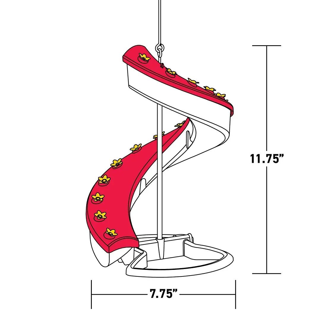 🔥Hot Sale - DNA Helix 32-Port Hummingbird Feeder