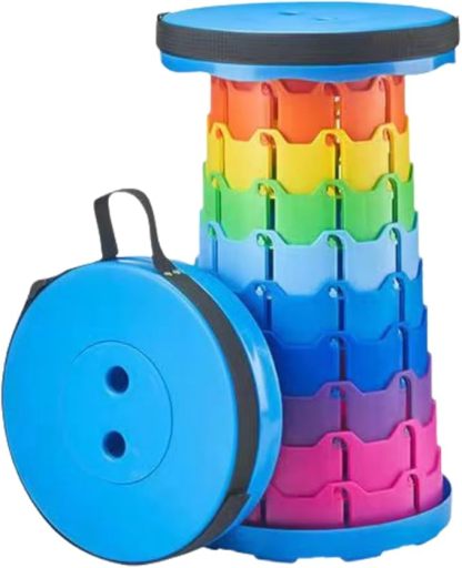 2025 Upgraded Heavy-Duty Collapsible Portable Stool