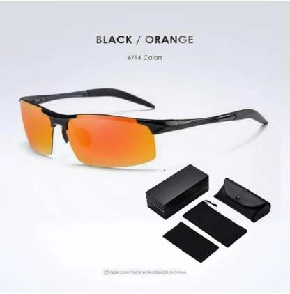 2023Men's Sunglasses with Anti-glare Polarized Lens
