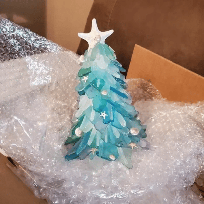🔥Last Day 70% OFF - 🎄2024 Pinkgentle® Sea Glass Christmas Tree