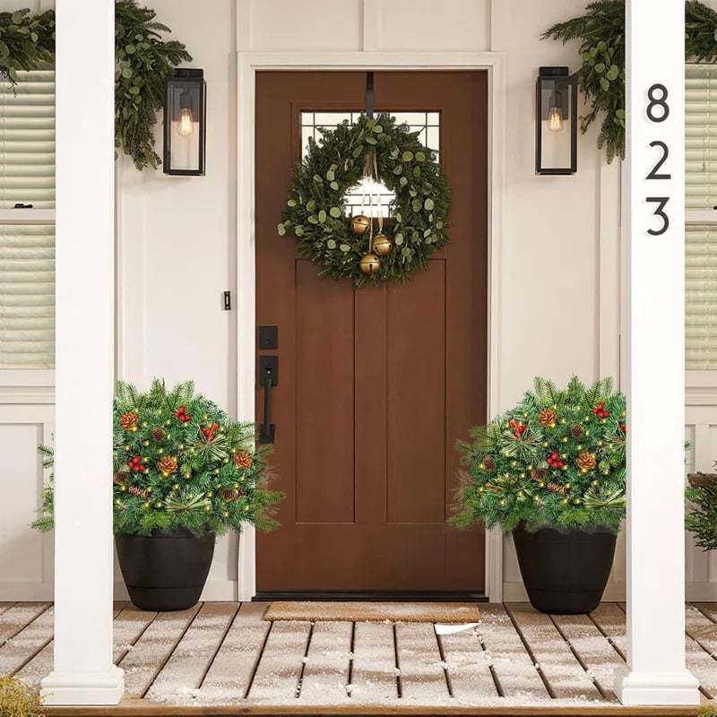 🎄Early Christmas Sale 49% OFF🔥Pre-lit Artificial Christmas Tree Feel Real Urn Filler