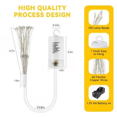 🎄🎁Christmas 70% OFF - Hanging Waterproof Fairy Lights