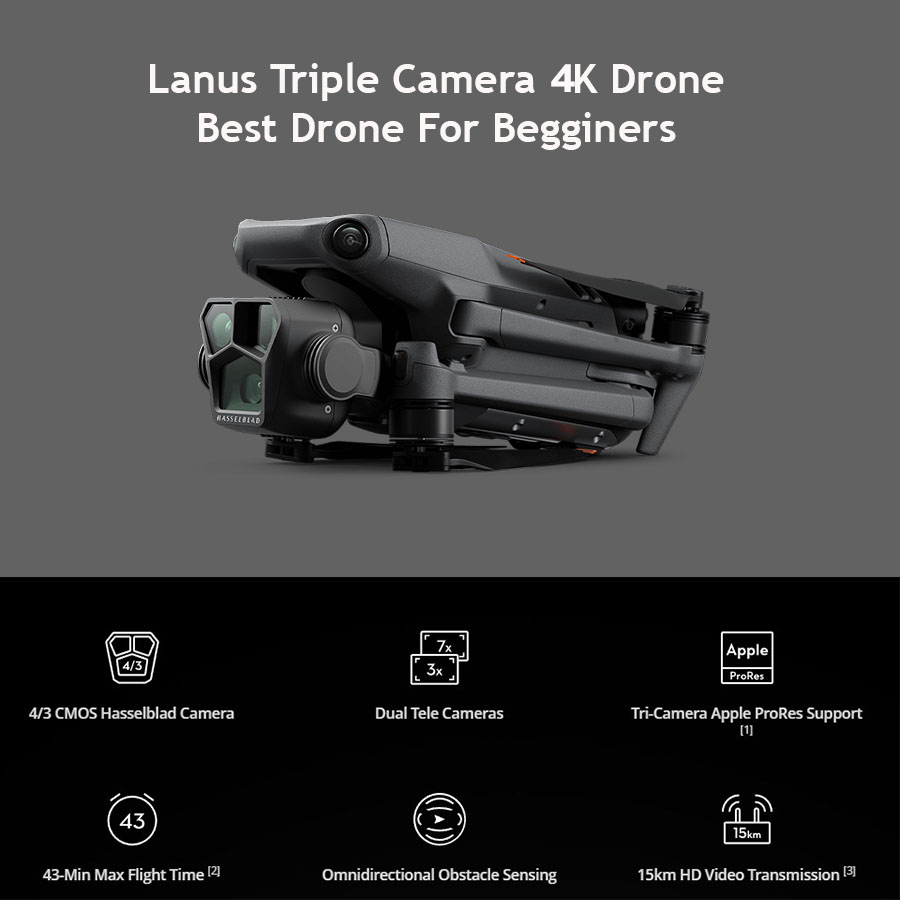 🔥 Drone with 4K Camera Suitable for Adults, HS175D Remote Control Quadcopter with Auto Return, Follow Me, Brushless Motor, Circular Flight, Waypoints, Altitude Hold, Headless Mode,28 Minutes Long Flight Time