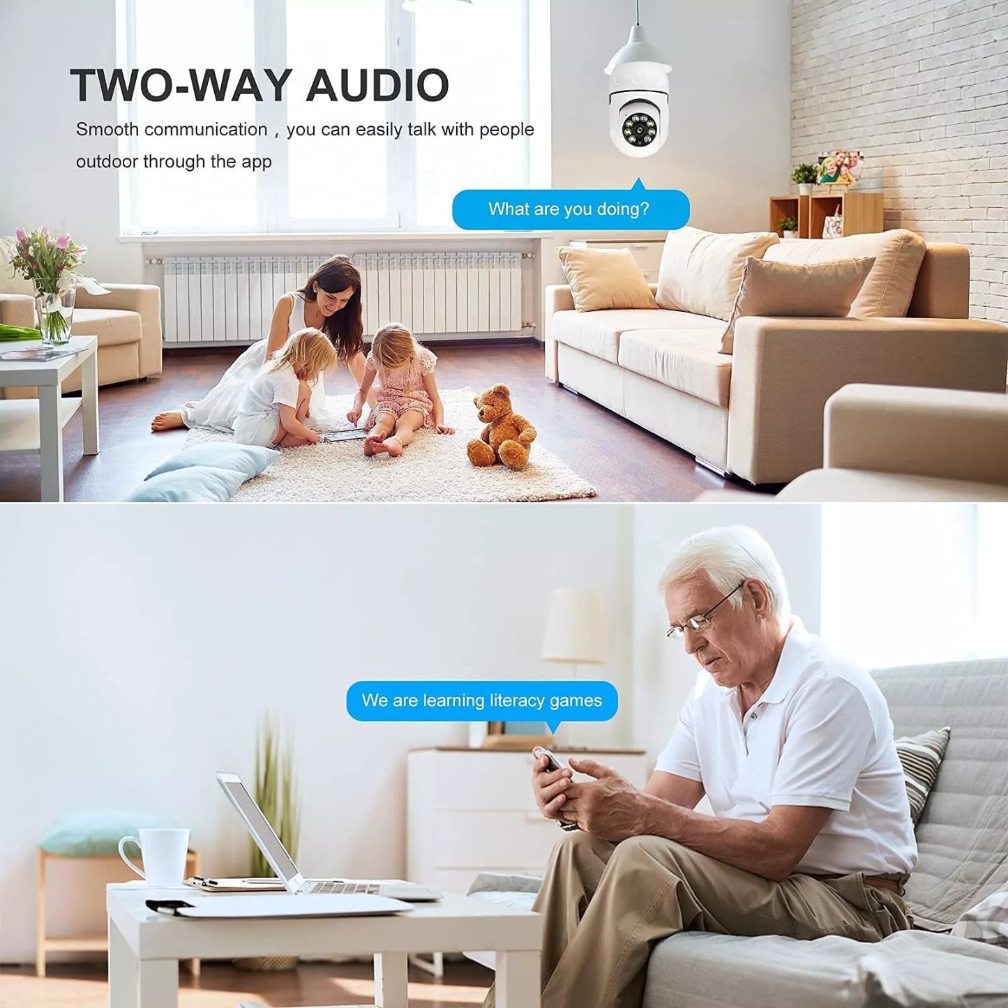 💥5G Wireless Wifi Light Bulb Security Camera 1080P HD-BUY 2 FREE SHIPPING