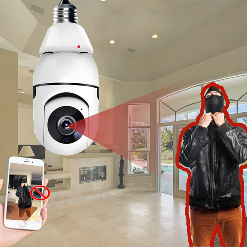 50%OFF-Wireless Wifi Light Bulb Camera Security Camera