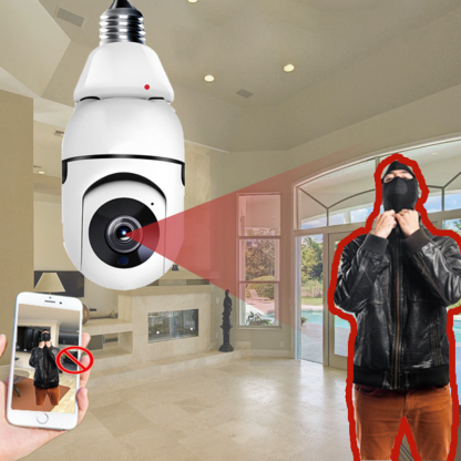 50%OFF-Wireless Wifi Light Bulb Camera Security Camera