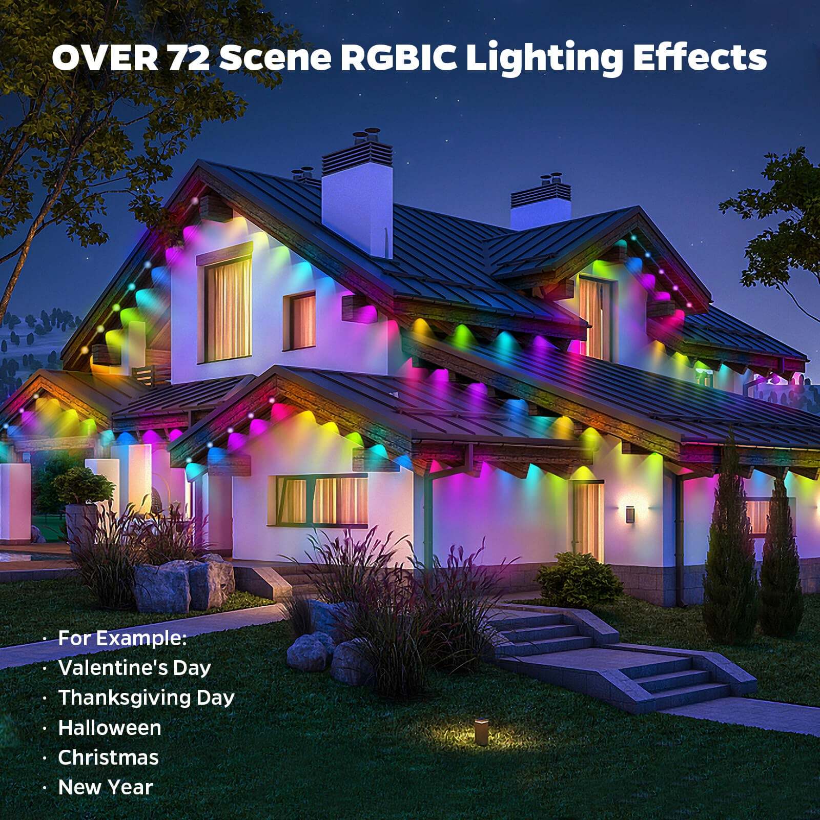 Smart RGBIC Permanent Outdoor Lights