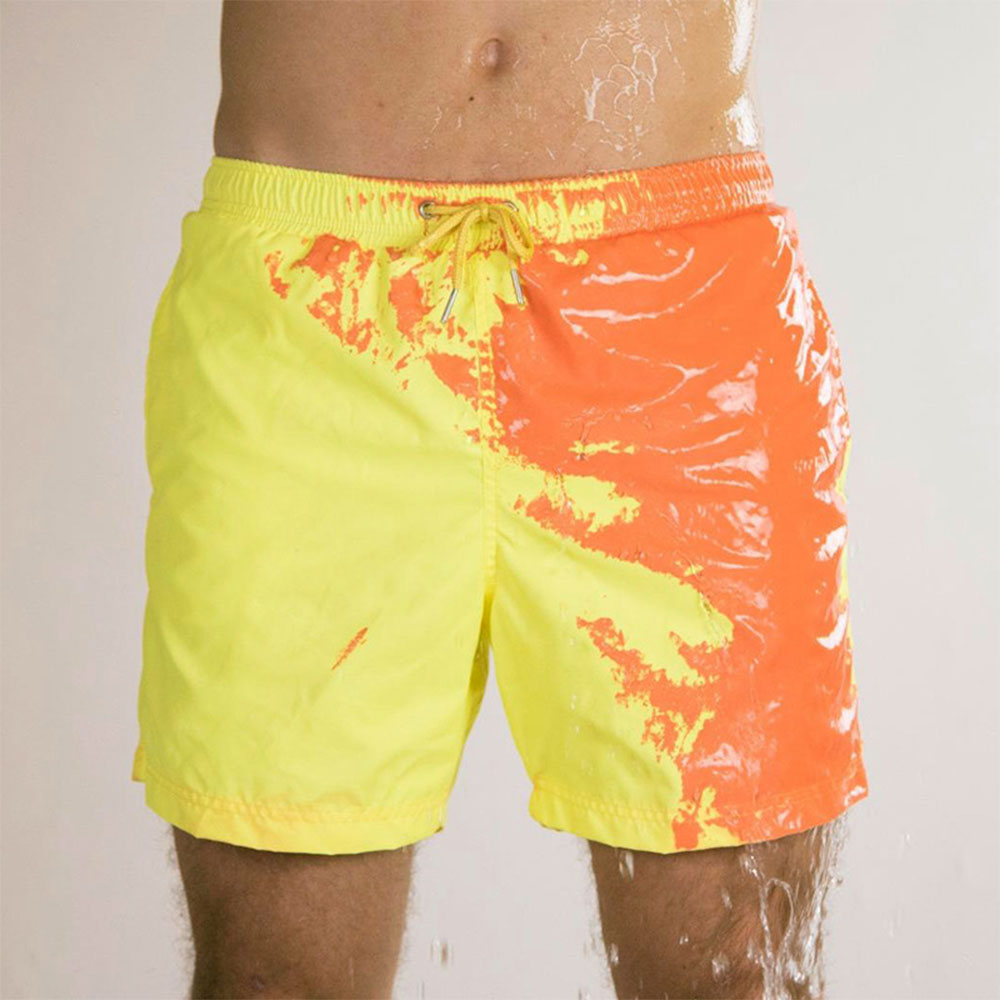 Boloone Temperature-sensitive color-changing beach shorts