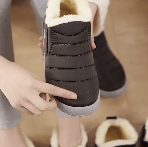 Boloone Women's Warm Plus Down Cotton Shoes Snow Boots