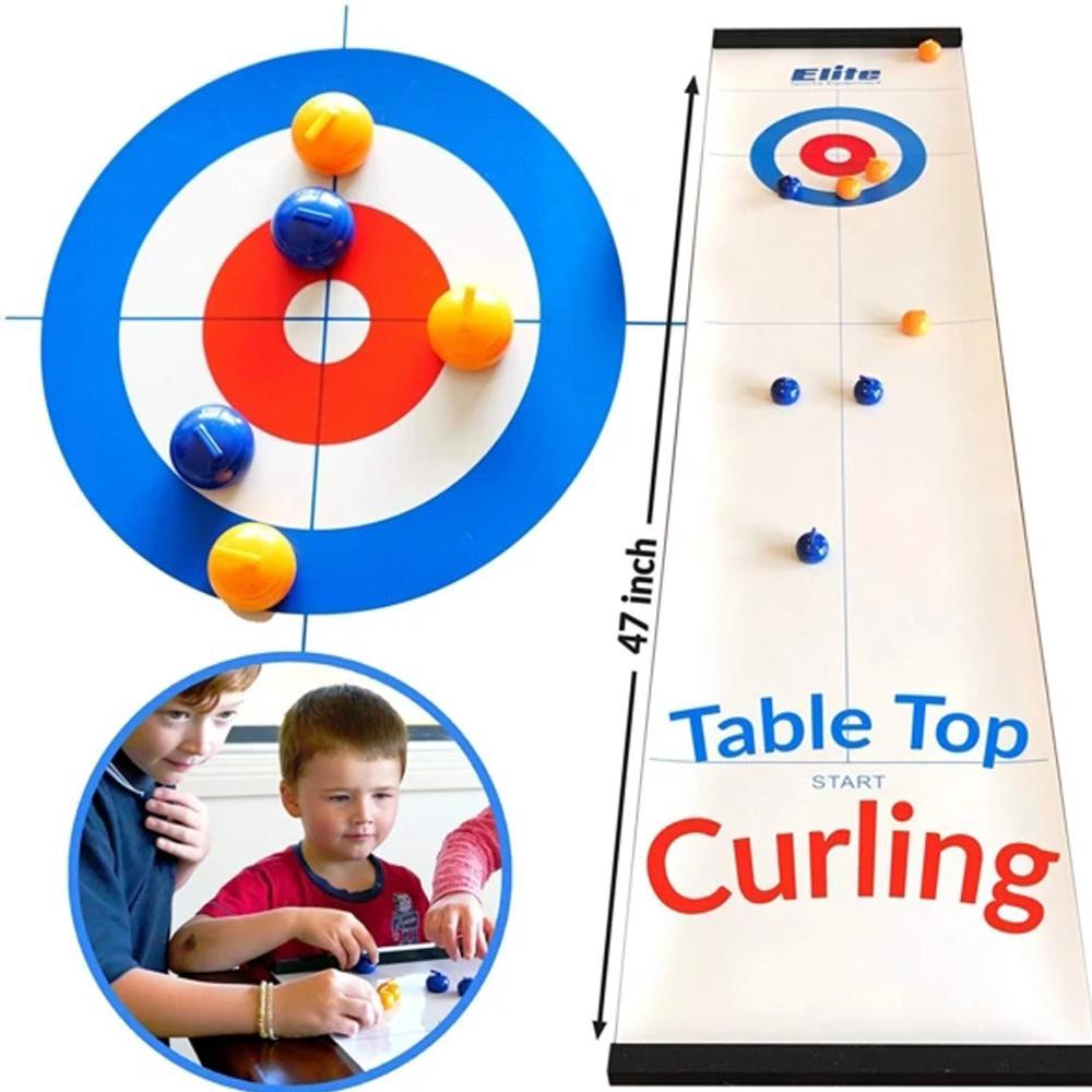 Shobous Tabletop Curling Game Christmas Party Game🎄