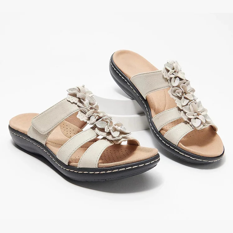 Boloone Women's Summer Leather Slide Sandals-⭐Limited time 49% OFF⭐
