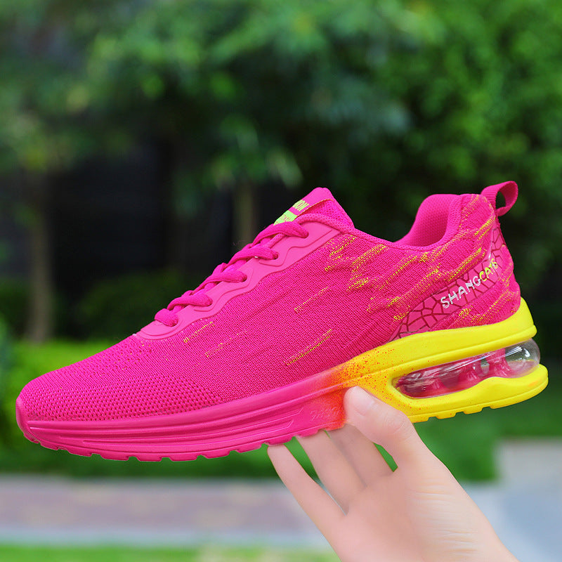 New Air Cushion Sports Large Size Women's Shoes Mesh Breathable Four Seasons Shoes Fashion Running Shoes
