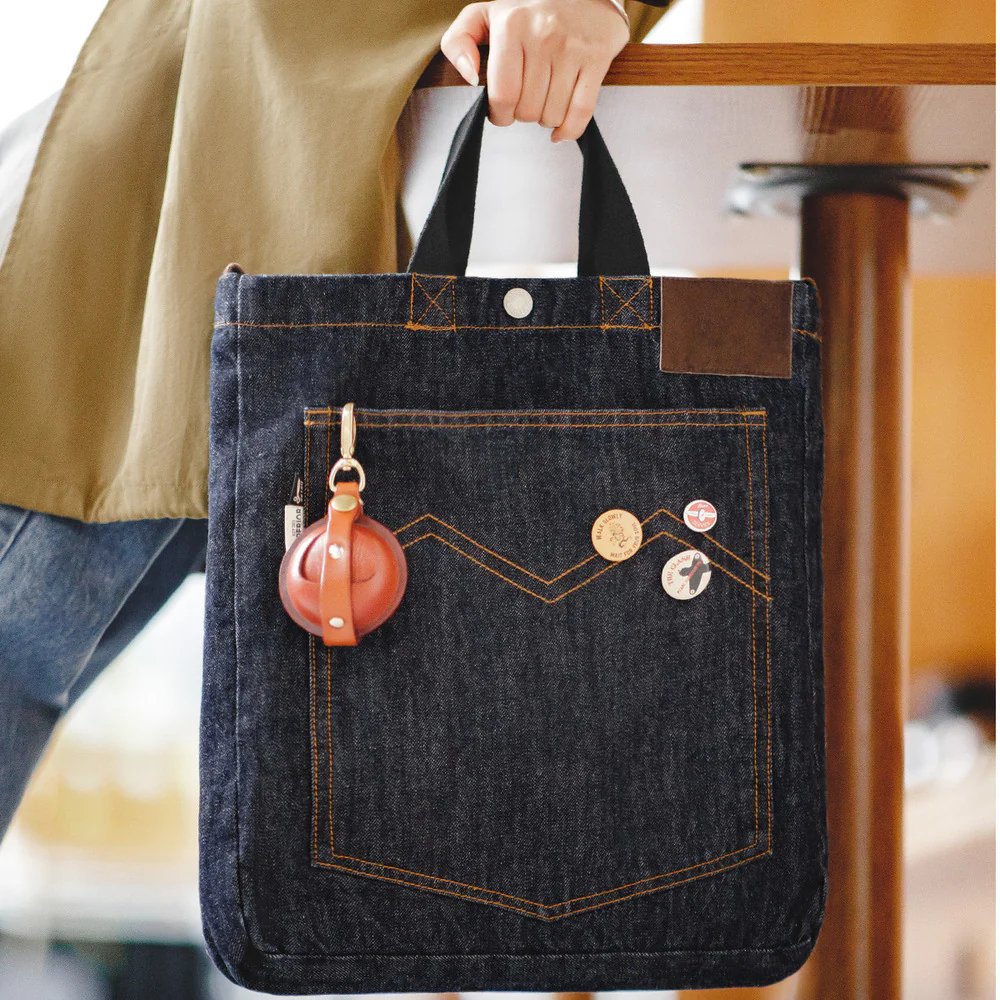 馬登女裝 美式復古牛仔斜挎單肩托特包手提大容量小眾設計平板包