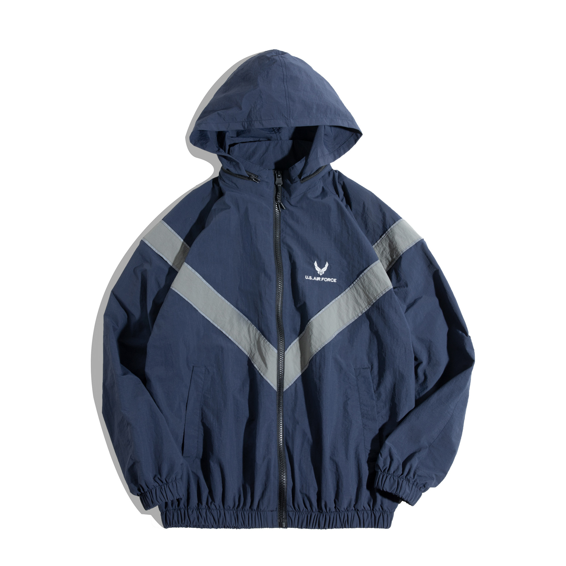 馬登女裝 復古ARMY反光飛行員夾克速乾運動訓練服外套