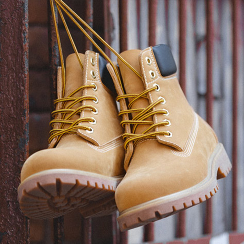 馬登男鞋 美式復古經典大黃靴潮流馬丁靴厚底工裝短靴情侶靴
