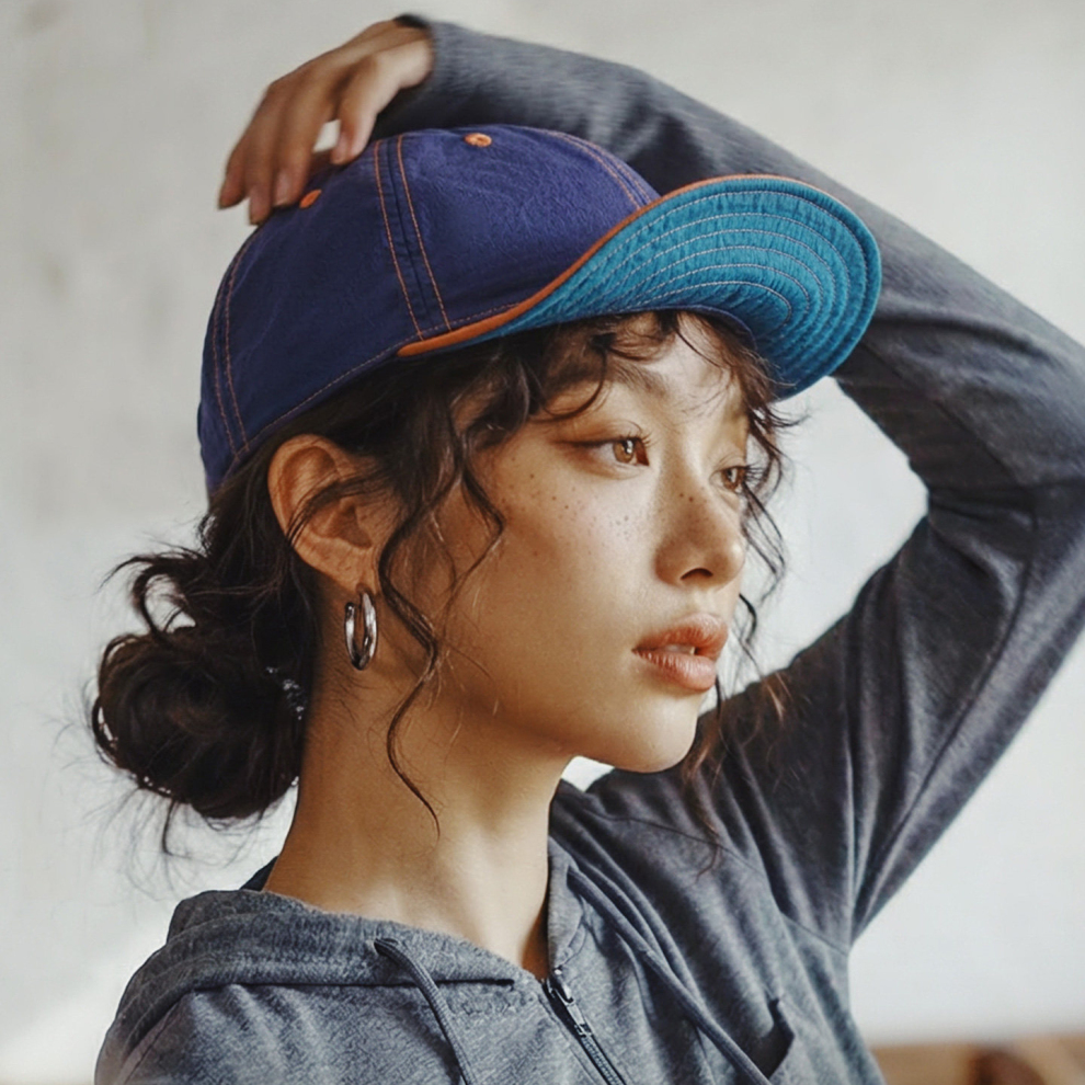 馬登女裝 美式薄款棒球帽跑步運動戶外透氣防曬遮陽短簷鴨舌小帽子