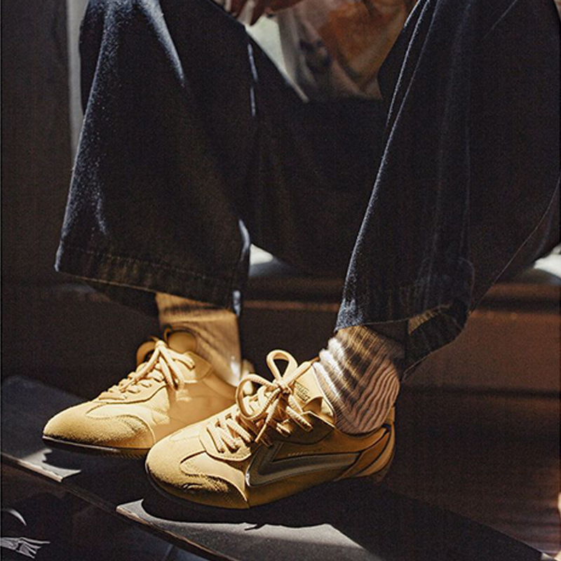 馬登女裝 極速賽車鞋女款夏季復古透氣德訓鞋薄底運動休閒鞋子