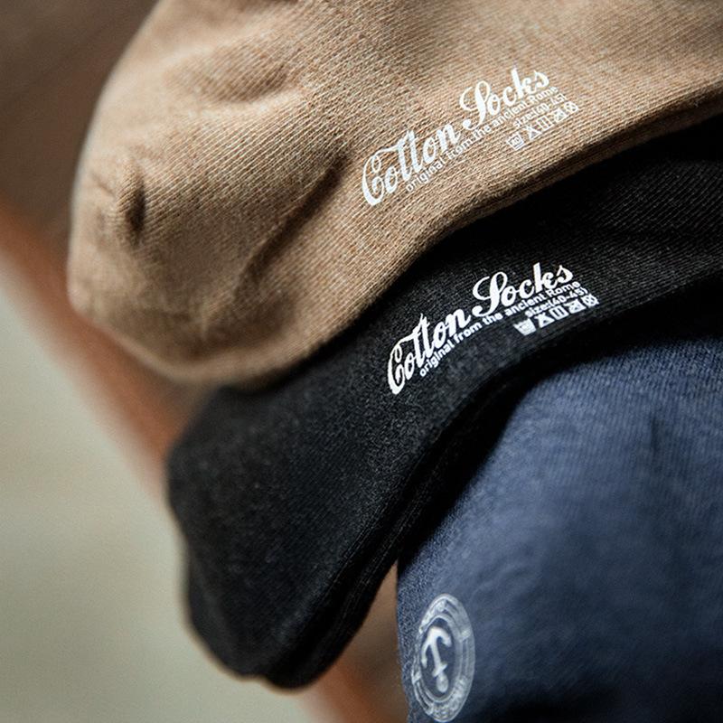 馬登工裝 純色防臭吸汗棉質薄款船襪休閒透氣四季通用短襪