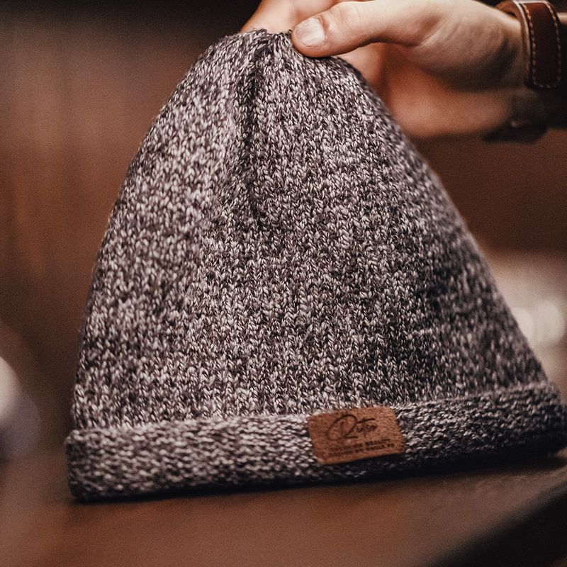 馬登工裝 美式復古雜色針織毛線冷帽百搭包頭護耳保暖帽子男秋冬季