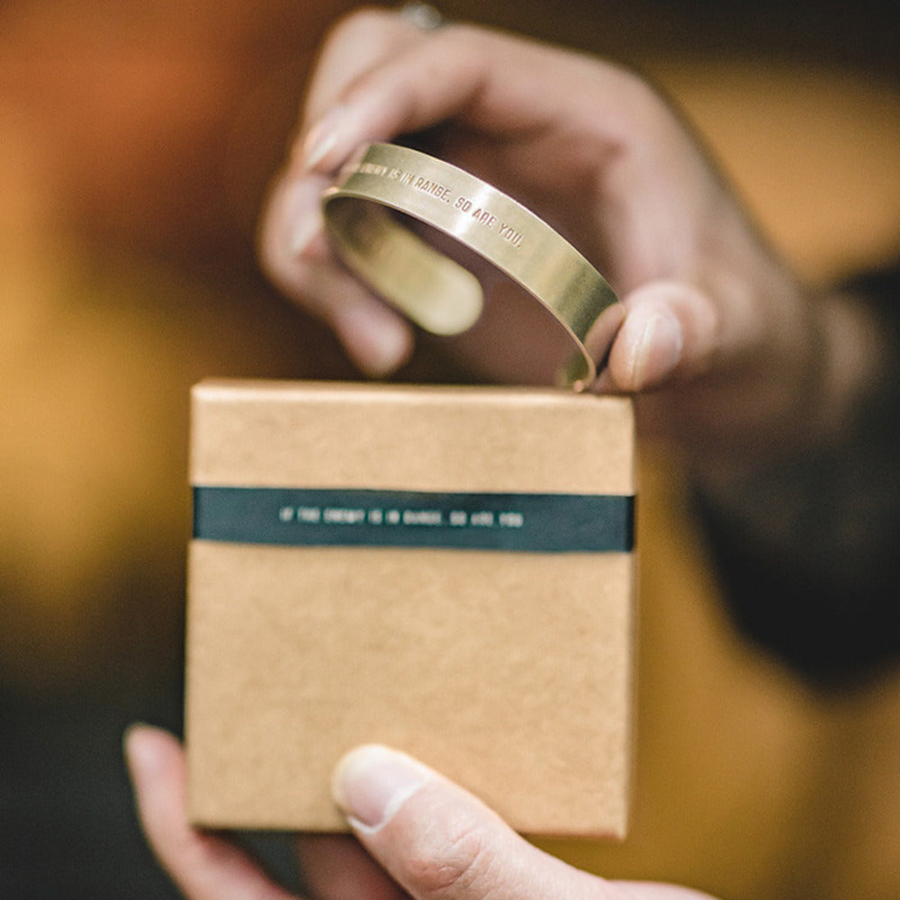 馬登 復古BLISS開口拋光白銅寬手鐲字母黃銅打磨手環配飾男女飾品