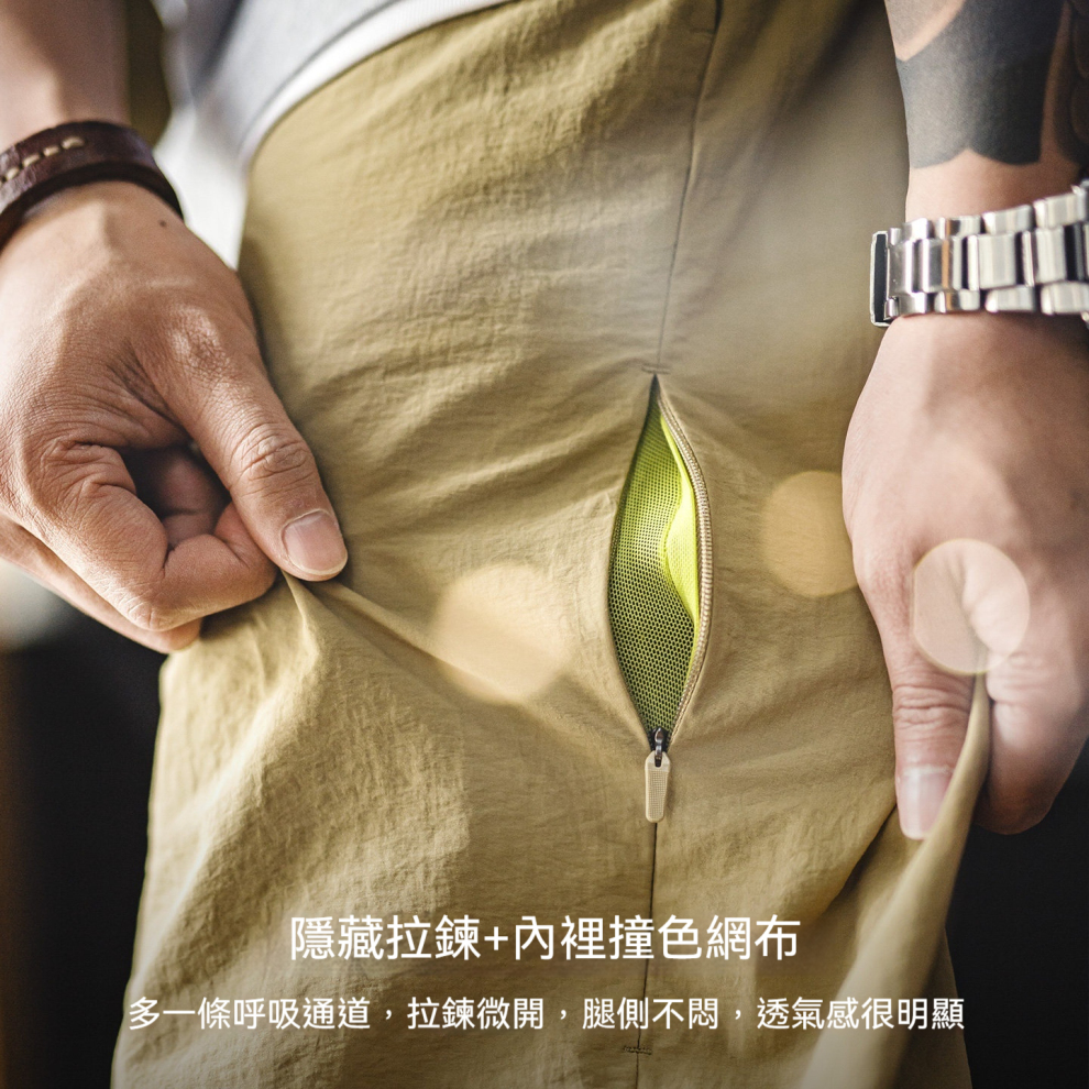 馬登工裝 美式山系傘兵褲戶外薄款塔絲隆直筒機能休閒長褲子男士春