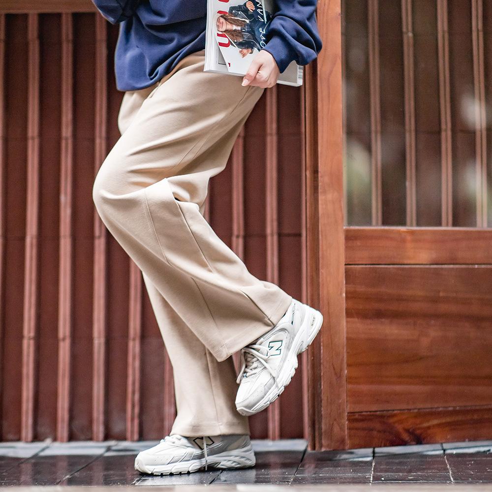 馬登女裝 美式闊腿運動衛褲香蕉褲顯瘦直筒長褲冬