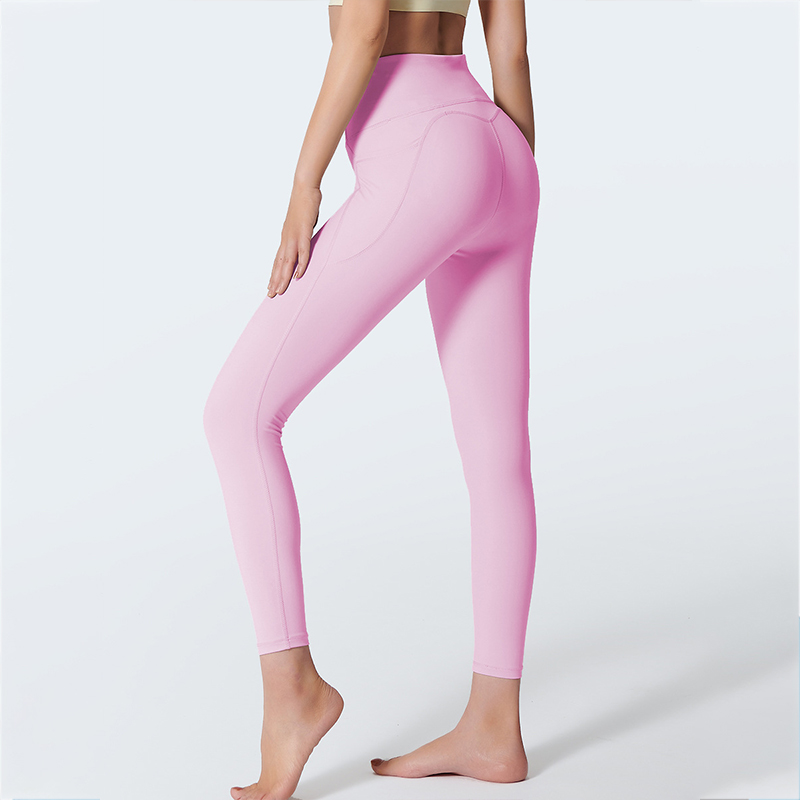高強度超高腰提臀健身褲磨毛收腹塑形蜜桃臀外穿打底瑜珈褲