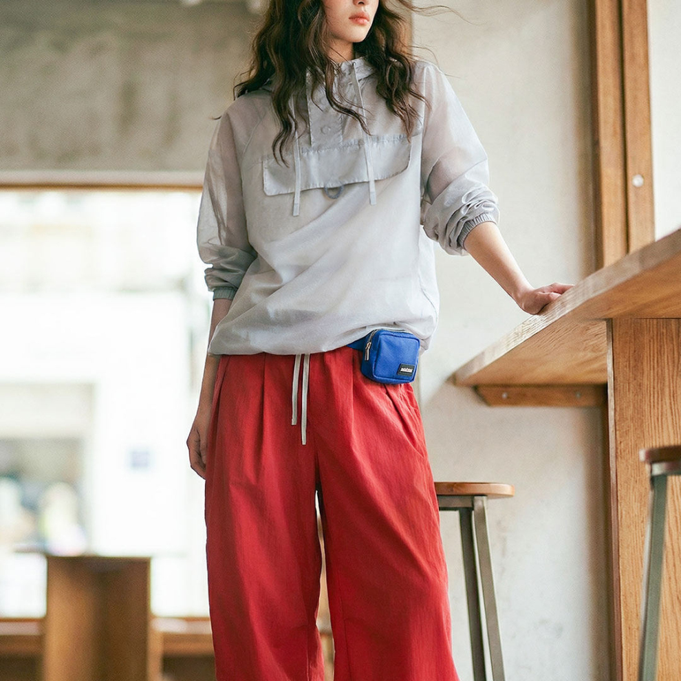 馬登女裝 山系原紗超輕薄款透氣寬鬆套頭防曬服衛衣半透明上衣罩衫女夏