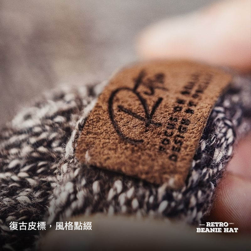 馬登工裝 美式復古雜色針織毛線冷帽百搭包頭護耳保暖帽子男秋冬季